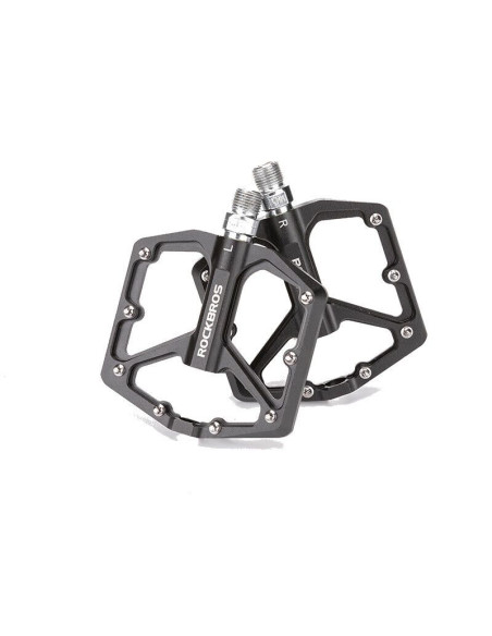 Rockbros pedały rowerowe platformowe czarne