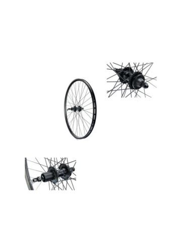 Koło 26'' tył kaseta stożek 6 śrub qr o-cz/p-cz