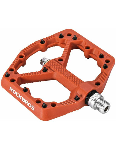 Rockbros pedały rowerowe nylon, pomarańczowe