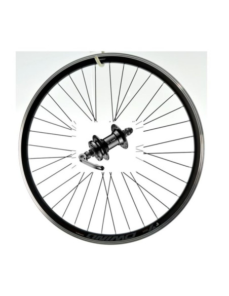 Koło 27,5'' przód 6 śrub qr o-czarna/p-czarna