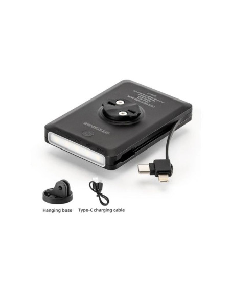 Rockbros lampka rowerowa 5000mah ładowanie typ c