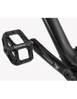 Rockbros pedały rowerowe nylon czarne 2021-12abk 2