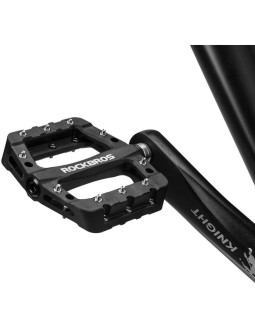 Rockbros pedały platformowe rowerowe czarne 2