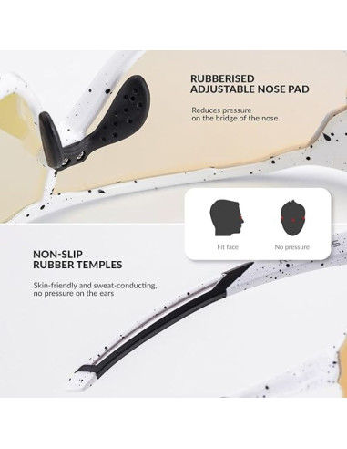 Rockbros dziecięce okulary sportowe z fotochromem