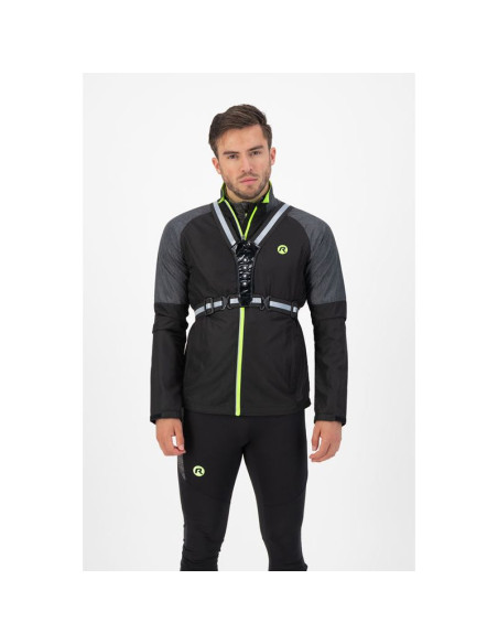 Rogelli kamizelka odblaskowa led czarna