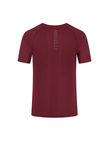Rogelli koszulka do biegania essential bordowa 2xl
