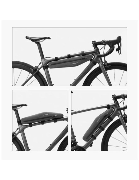 Rockbros torba rowerowa na ramę 1,5l szara