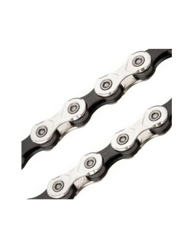 Kmc łańcuch x10'114 ogniw srebrno czarny box