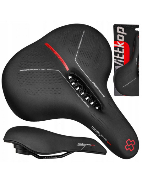Siodełko rowerowe wittkop medicus proevo 3.0 (city)