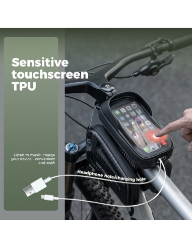 Rockbros torba na ramę rowerową 30120082001 1,3l