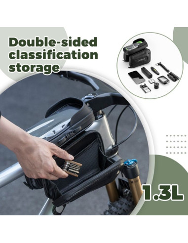 Rockbros torba na ramę rowerową 30120082001 1,3l