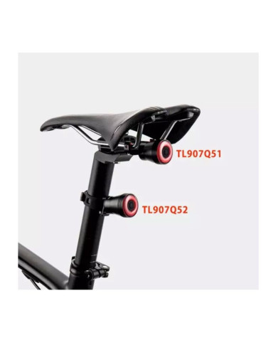 Rockbros tylna lampka rowerowa led/usb