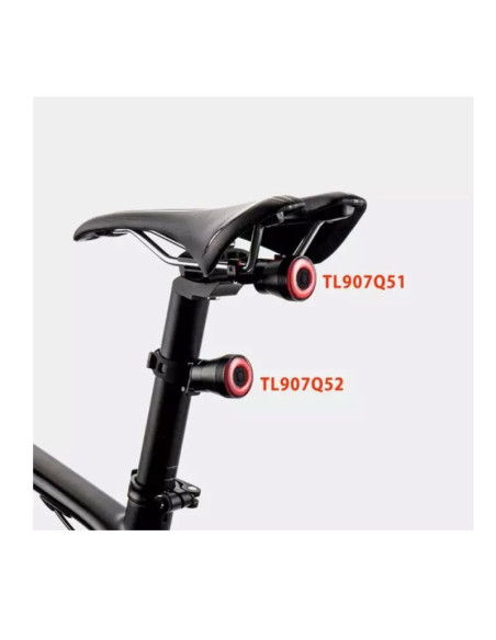 Rockbros tylna lampka rowerowa led/usb