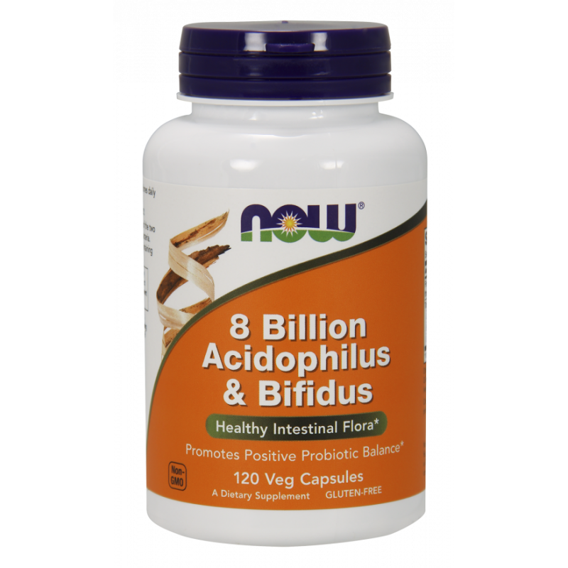 8 Billion Acidophilus & Bifidus - Probiotyk (120 kaps.)