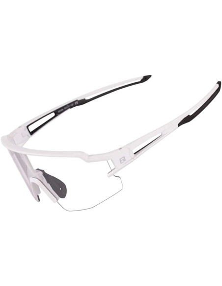 Rockbros okulary sportowe z fotochromem białe
