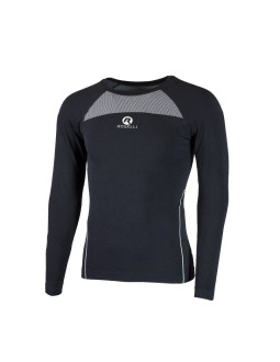 Rogelli koszulka dł. rękaw core 2 pack czarna 2xl