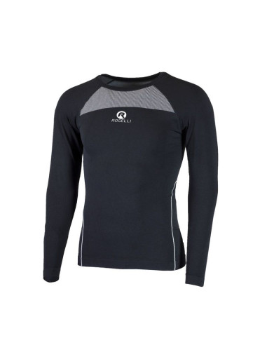 Rogelli koszulka dł. rękaw core 2 pack czarna 2xl