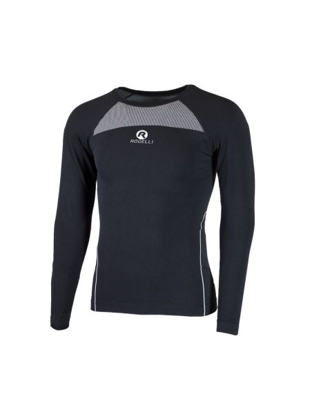 Rogelli koszulka dł. rękaw core 2 pack czarna 2xl