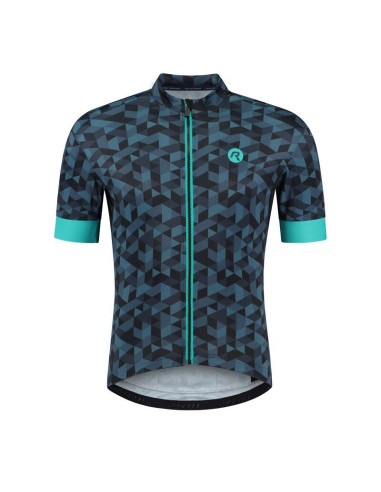 Rogelli koszulka rubik szaro-turkusowa m