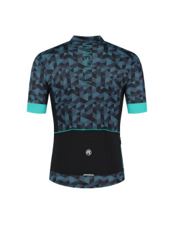 Rogelli koszulka rubik szaro-turkusowa m 2