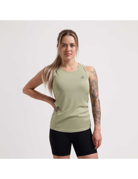 Rogelli bezrękawnik do biegania core beżowy l