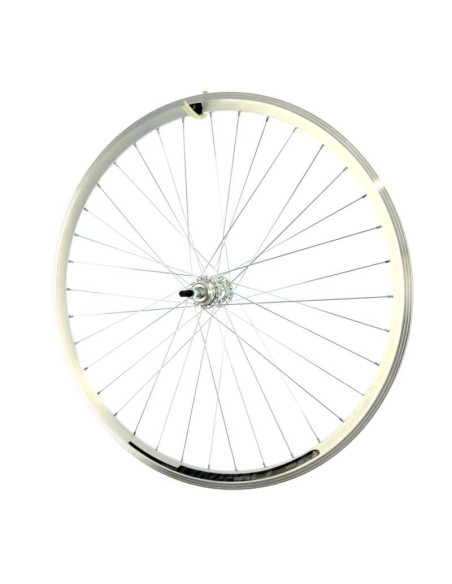 Koło 28'' tył woln. stożek o-srebrna/p-srebrna