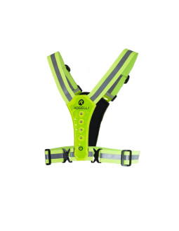 Rogelli kamizelka odblaskowa led fluor