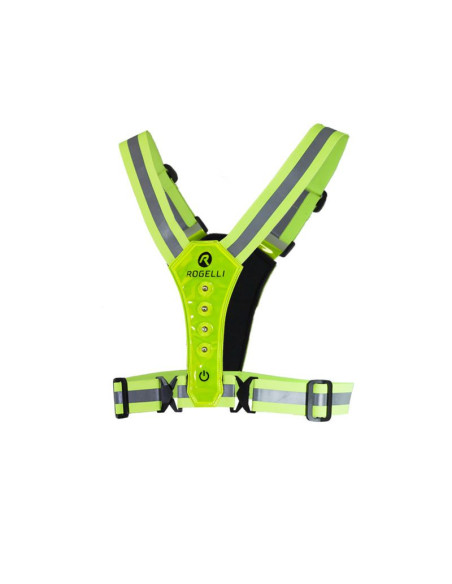 Rogelli kamizelka odblaskowa led fluor