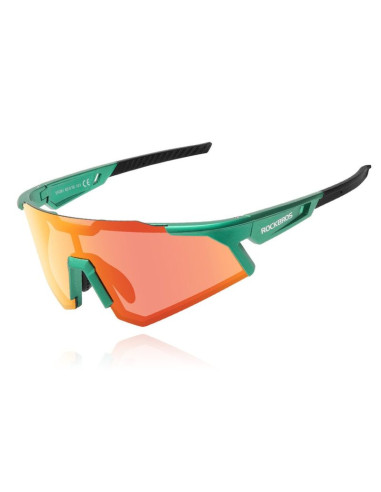 Rockbros okulary sportowe sp291 z polaryzacją ziel