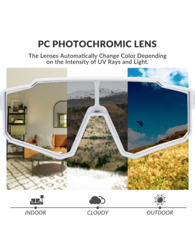 Rockbros oulary sportowe z fotochromem model sp316