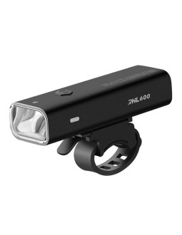 Rockbros lampka rowerowa przednia rhl600 czarna