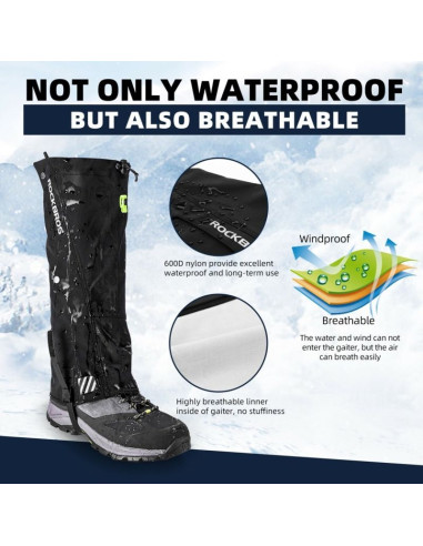 Rockbros wodoodporne stuptuty tt014 czarne s/m