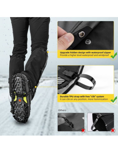 Rockbros wodoodporne stuptuty tt014 czarne s/m