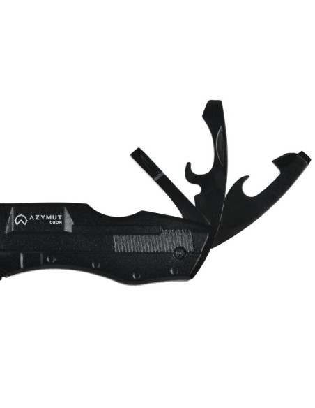 Multitool azymut gron - 11 narzędzi + 9 bitów + kabura (h-p224052)