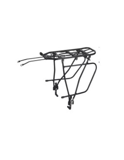 Bagażnik 24-28'' regulowany pod tarczę alu czarny