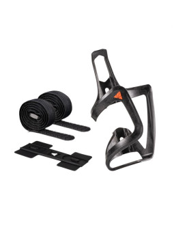 Granite carbon koszyk na bidon z paskami aux ebike
