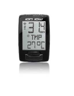 Techwell licznik bezprzewodowy ion-10w czarny