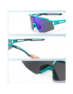 Rockbros okulary sportowe 10176 turkusowe 2