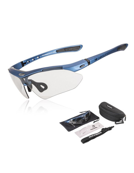 Rockbros okulary sportowe z fotochromem 0089 nieb