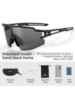 Rockbros okulary sportowe 14120008006 czarne