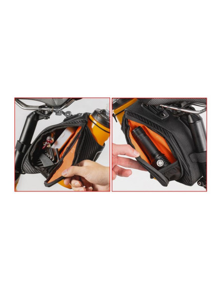 Rockbros torba podsiodłowa z uchwytem na bidon