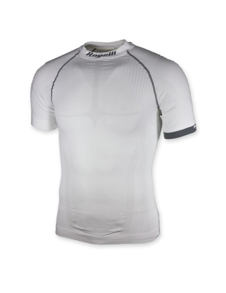 Rogelli potówka kr.rękaw kompresyjna biała m