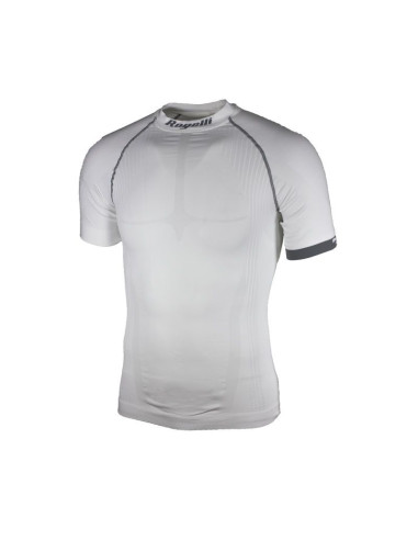 Rogelli potówka kr.rękaw kompresyjna biała 3xl