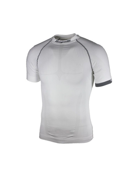 Rogelli potówka kr.rękaw kompresyjna biała 3xl