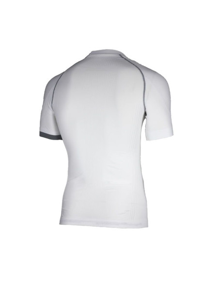 Rogelli potówka kr.rękaw kompresyjna biała 3xl