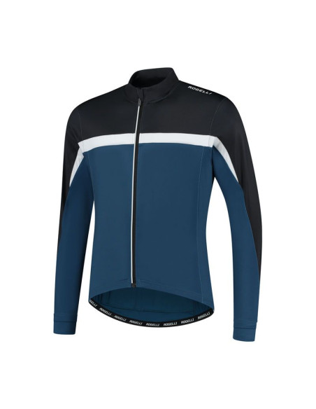 Rogelli koszulka z dł.rękawem course niebieska m