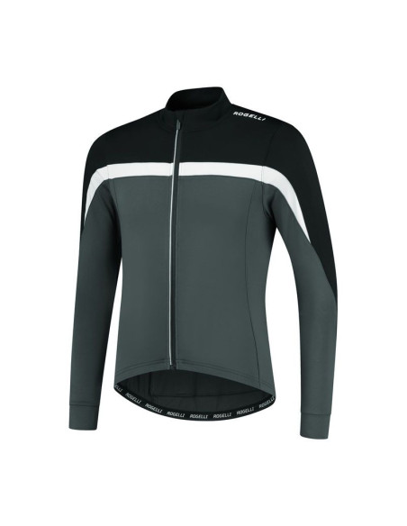 Rogelli koszulka z dł.rękawem course szara 2xl