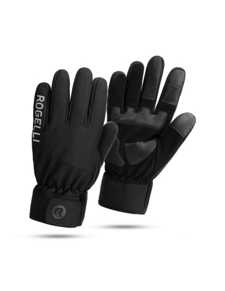 Rogelli rękawiczki zimowe alta czarne m