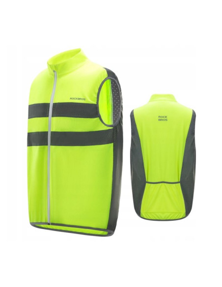 Rockbros sportowa kamizelka odblaskowa 2xl