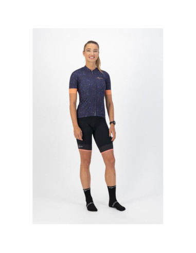 Rogelli koszulka damska terrazzo fiolet-koral s